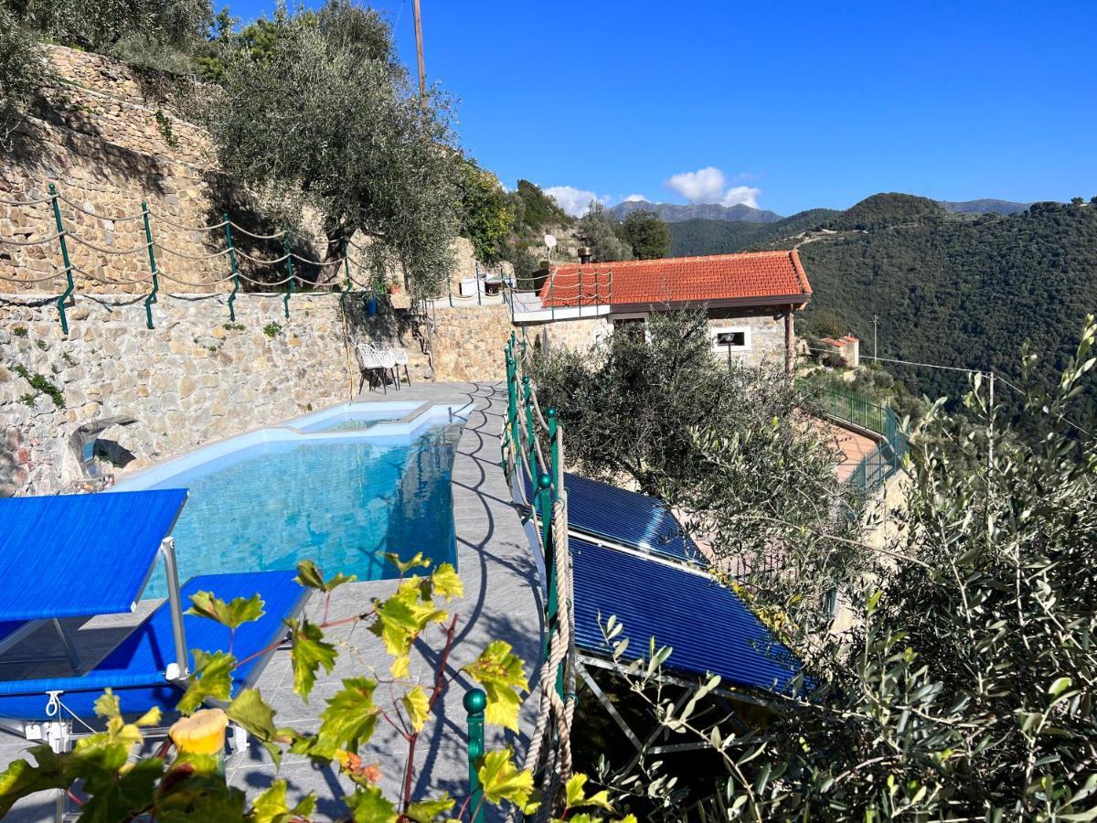 Villa Di Campagna Con Vista Mare 5 Camere Da Letto Pampara ภายนอก รูปภาพ