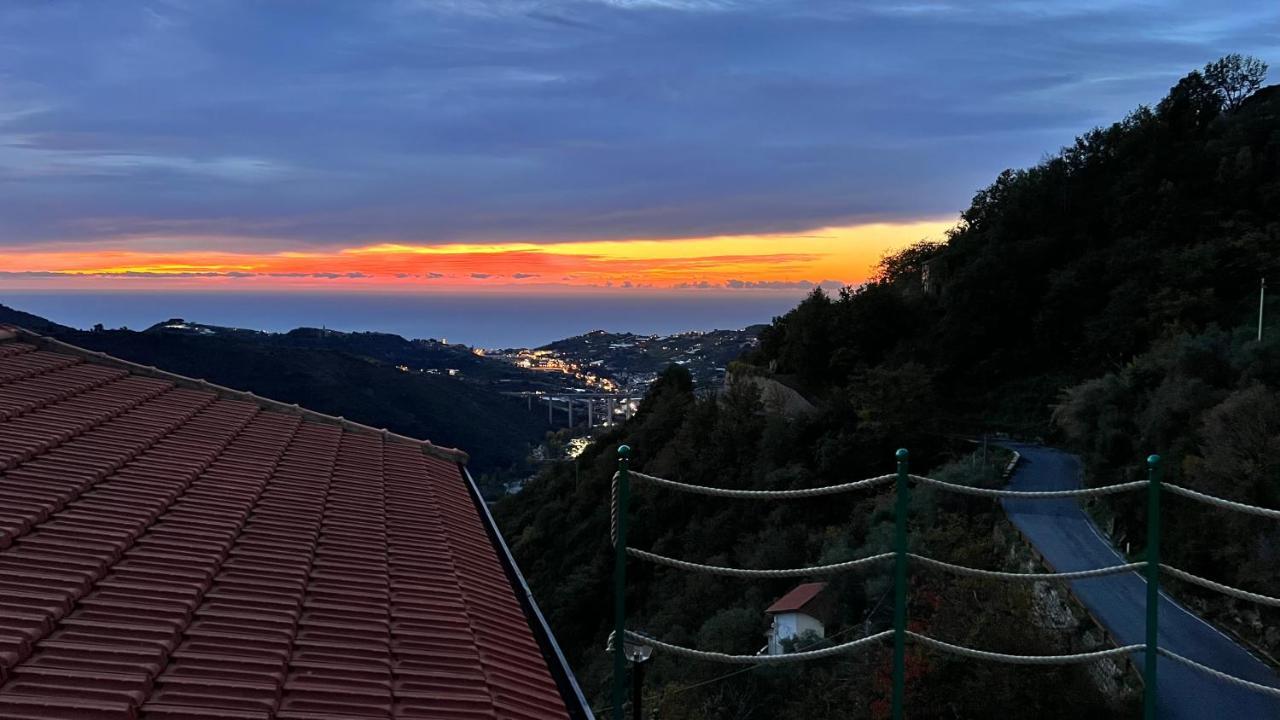 Villa Di Campagna Con Vista Mare 5 Camere Da Letto Pampara ภายนอก รูปภาพ
