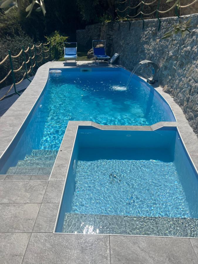 Villa Di Campagna Con Vista Mare 5 Camere Da Letto Pampara ภายนอก รูปภาพ