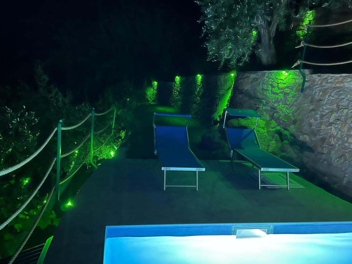 Villa Di Campagna Con Vista Mare 5 Camere Da Letto Pampara ภายนอก รูปภาพ