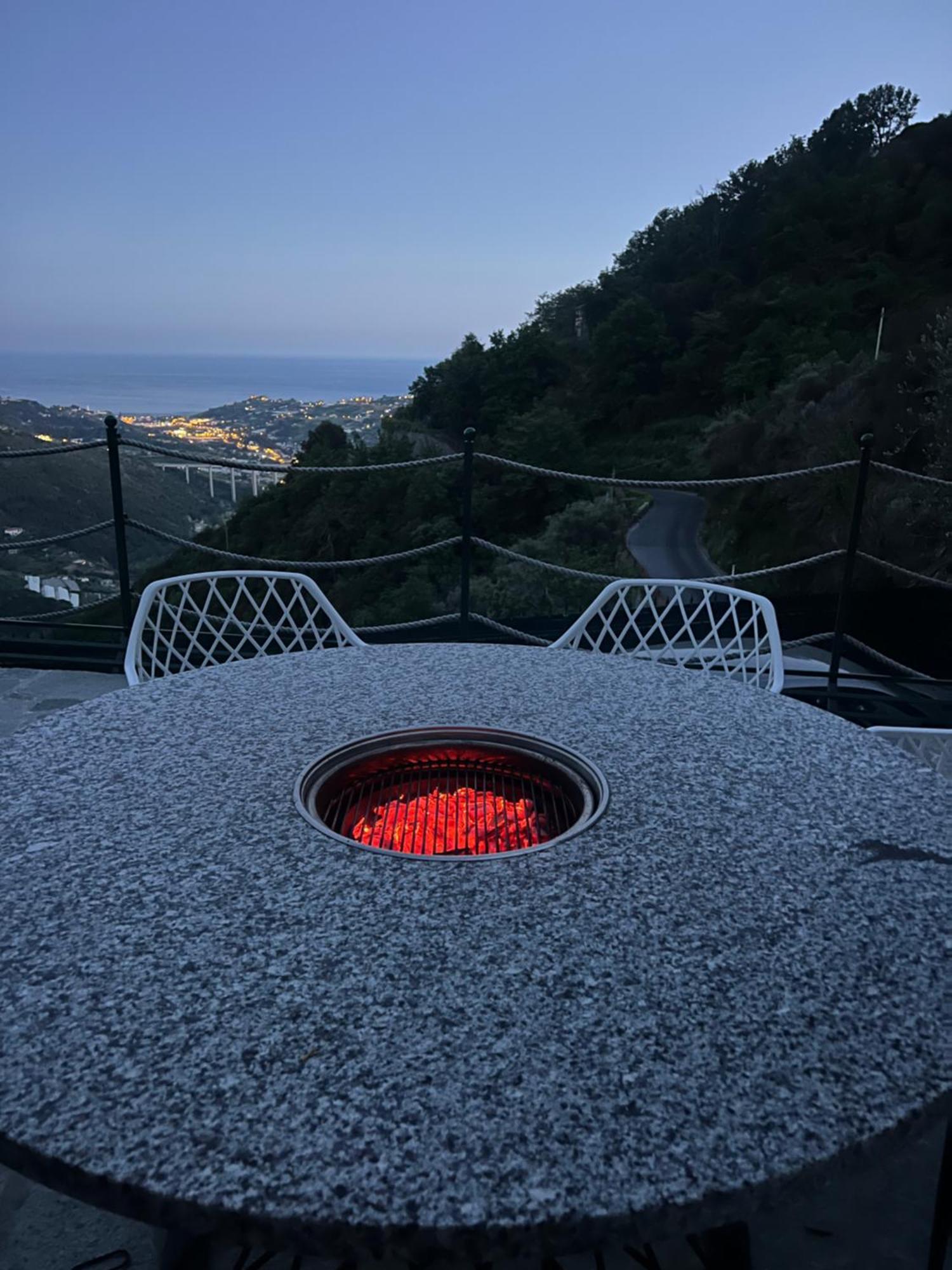 Villa Di Campagna Con Vista Mare 5 Camere Da Letto Pampara ภายนอก รูปภาพ